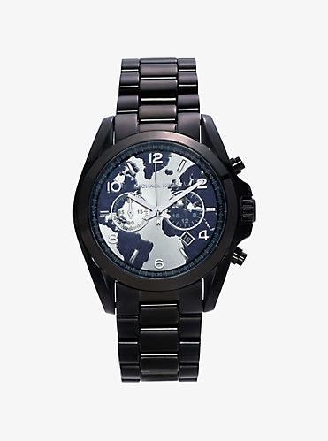 MICHAEL KORS Unisex Hunger Stop MK6271 Bradshaw Black-Tone Watch - Obeezi.com
