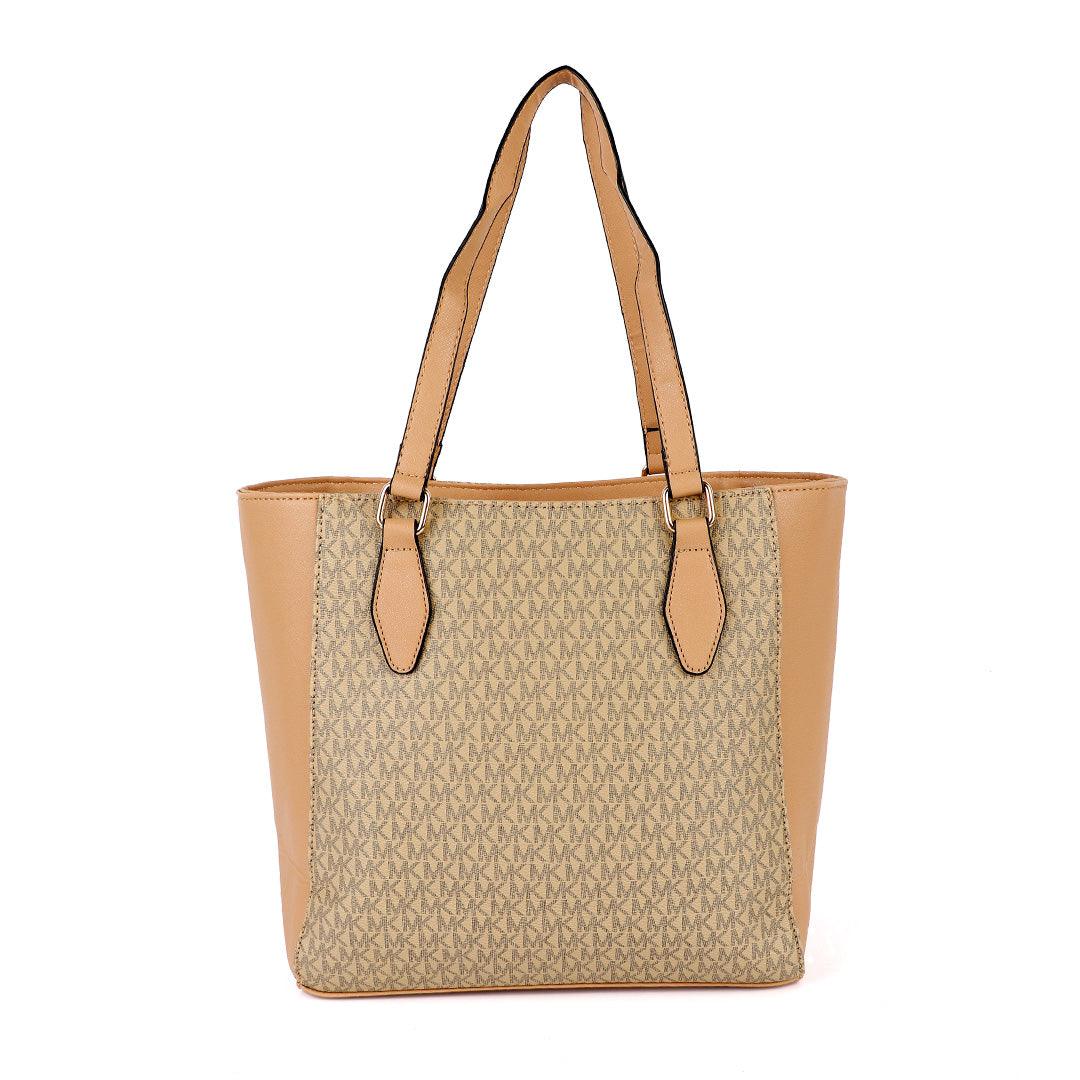 Michael Kors Voyager Tote Bag With Sling-Apricot - Obeezi.com