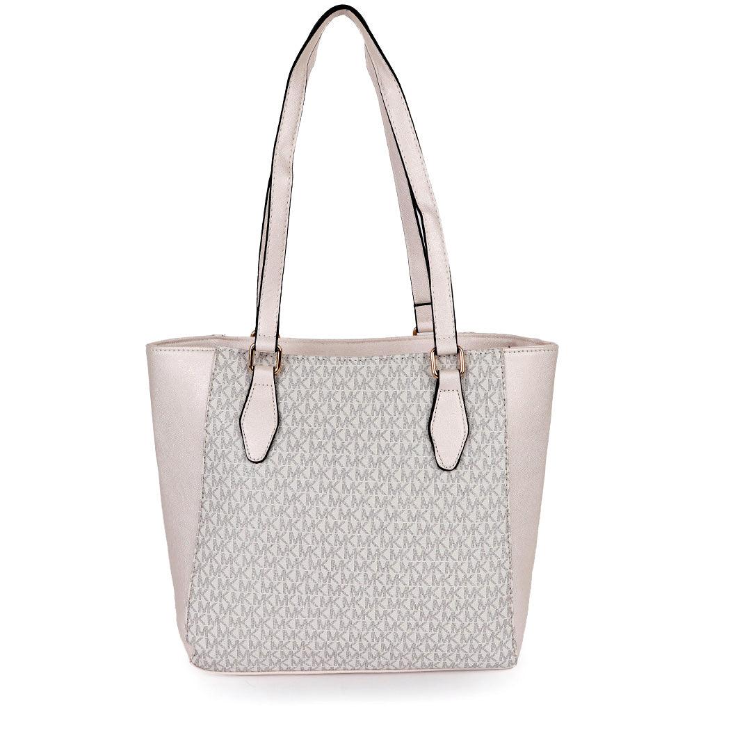 Michael Kors Voyager Tote Bag With Sling-Biege - Obeezi.com