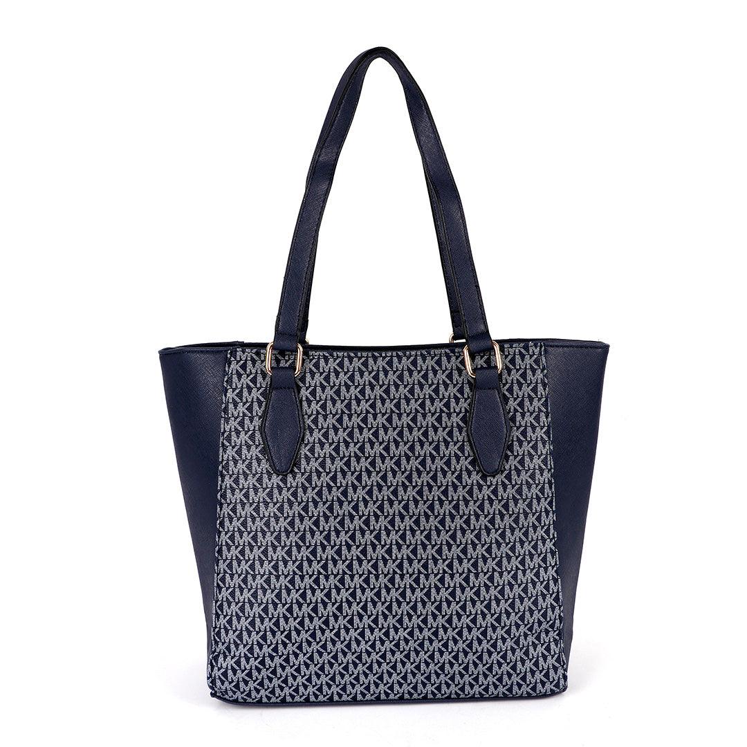 Michael Kors Voyager Tote Bag With Sling-Blue - Obeezi.com