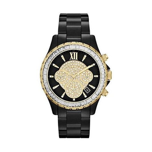 Michael Kors Women's MK5747 Madison Black Stainless Steel Watch - Obeezi.com
