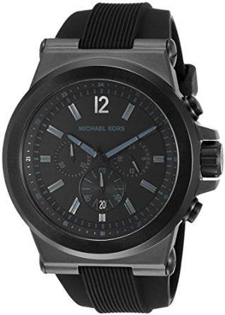 MK Men's Dylan Chronograph Rubber Watch - Obeezi.com