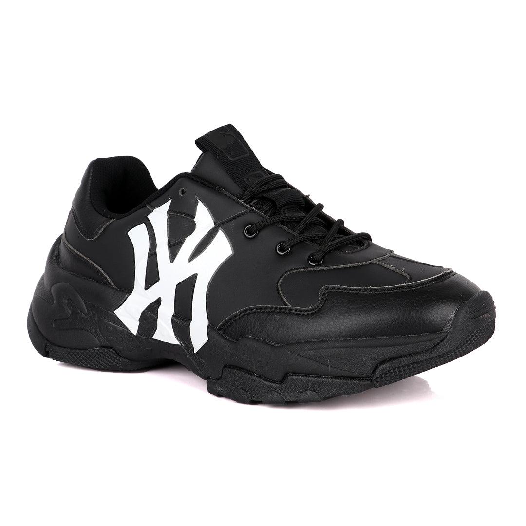 MLB Big Ball Chunky NY Yankees Black Sneakers - Obeezi