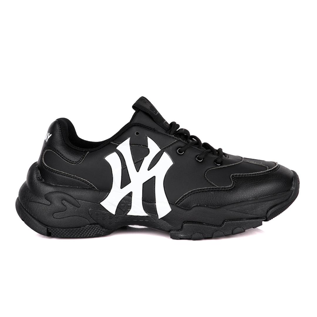 MLB Big Ball Chunky NY Yankees Black Sneakers - Obeezi