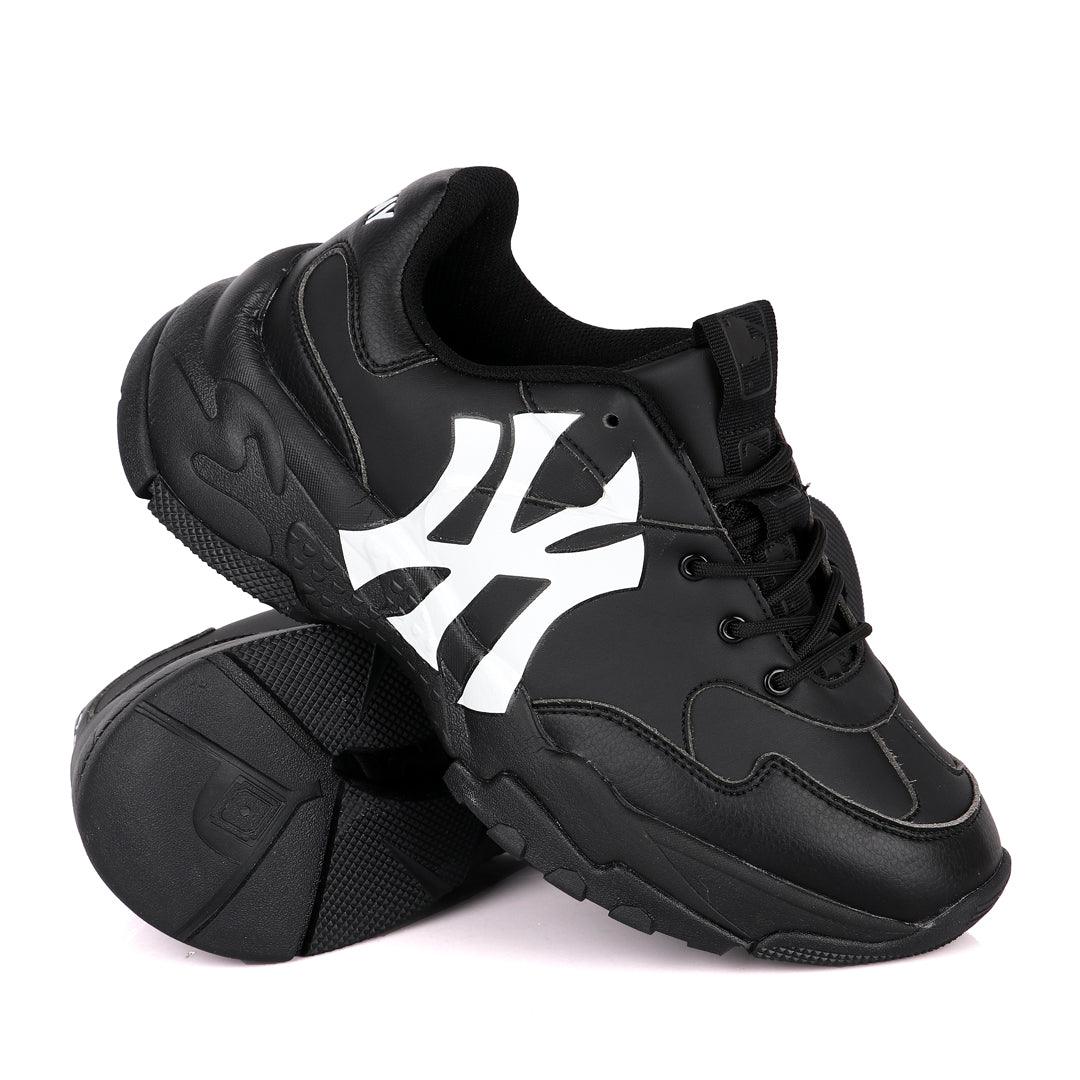 MLB Big Ball Chunky NY Yankees Black Sneakers - Obeezi