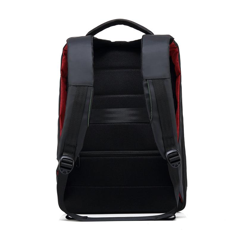 Multi-function Waterproof Nylon Anti-theft Computer Backpack With Changing And Auxiliary Port-Red - Obeezi.com