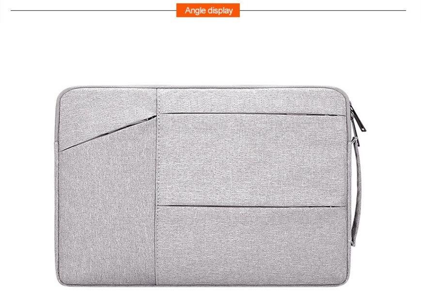 Multifunction High Quality Waterproof Laptop Sleeve Bag-Ash - Obeezi.com