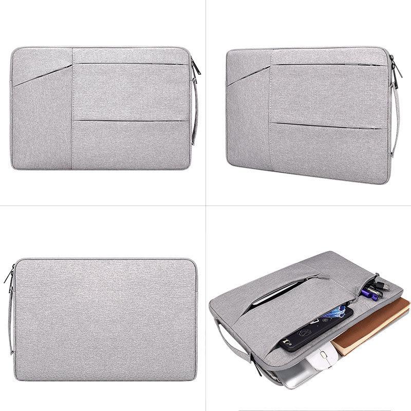 Multifunction High Quality Waterproof Laptop Sleeve Bag-Grey - Obeezi.com