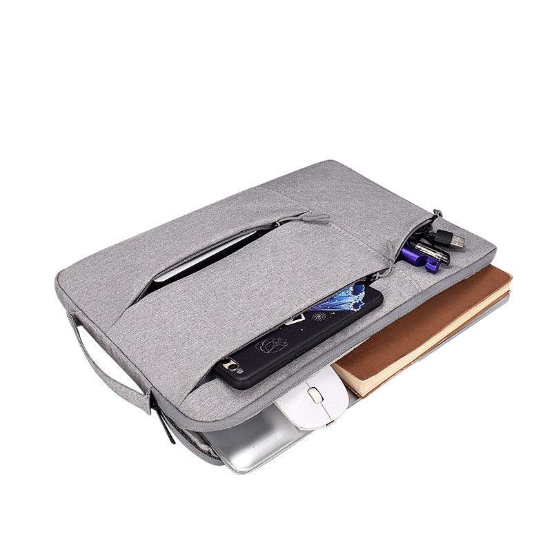 Multifunction High Quality Waterproof Laptop Sleeve Bag-Grey - Obeezi.com