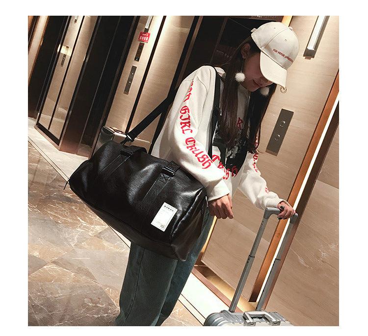 MultiFunction Outdoor Travellers Leather Black Bag - Obeezi.com