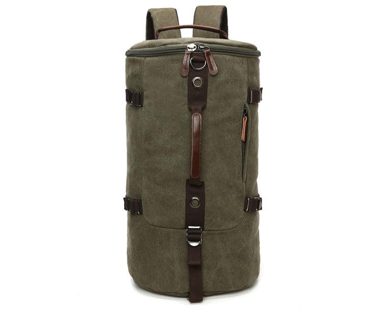 Multifunctional Outdoor Canvas Solid Back And Hand Travellers Black Bags - Obeezi.com