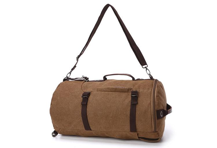 Multifunctional Outdoor Canvas Solid Back And Hand Travellers Blu Bags - Obeezi.com