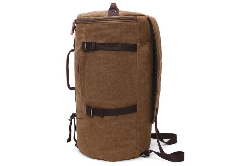 Multifunctional Outdoor Canvas Solid Back And Hand Travellers Green Bags - Obeezi.com