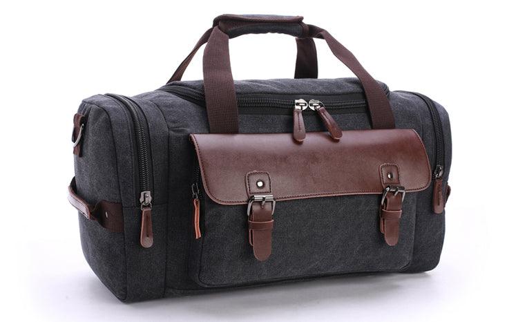 Multifunctional Outdoor Canvas Solid Travellers Grey Bags - Obeezi.com