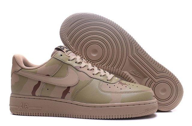 N A F 1 Reflective Desert Camo Men's Casual Shoes Sneakers - Obeezi