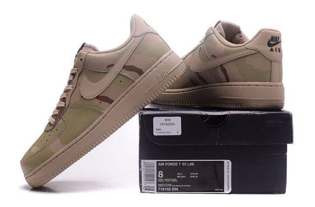 N A F 1 Reflective Desert Camo Men's Casual Shoes Sneakers - Obeezi