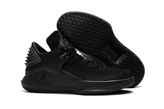 N A J 32 Low Triple Black Sneakers Men's Basketball Sneaker - Obeezi