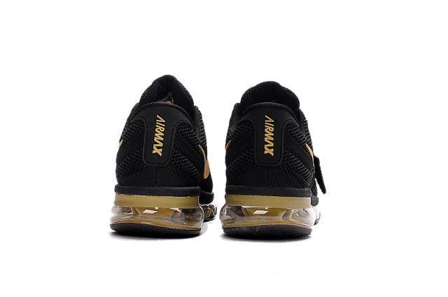N A M 2017 KPU Black Gold Men's Running Shoes - Obeezi