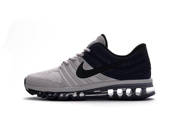 N A M 2017 KPU Men's Running Grey Black Shoes - Obeezi
