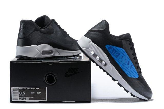 N A M 90 Big Logo Black Laser Blue Men's Running Shoe - Obeezi