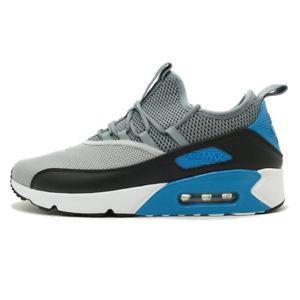 N A M 90 Ez Wolf Grey Cool Grey Laser Blue Black White AO1745 004 Men's Running Shoes - Obeezi
