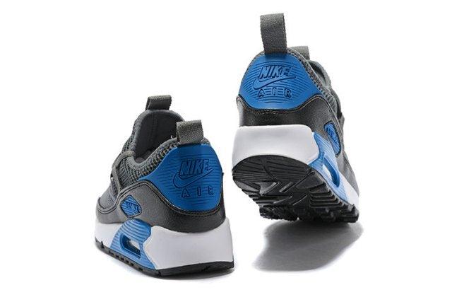 N A M 90 Ez Wolf Grey Cool Grey Laser Blue Black White AO1745 004 Men's Running Shoes - Obeezi