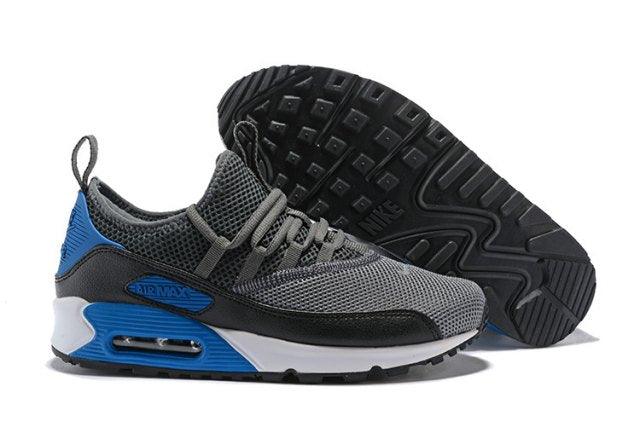 N A M 90 Ez Wolf Grey Cool Grey Laser Blue Black White AO1745 004 Men's Running Shoes - Obeezi