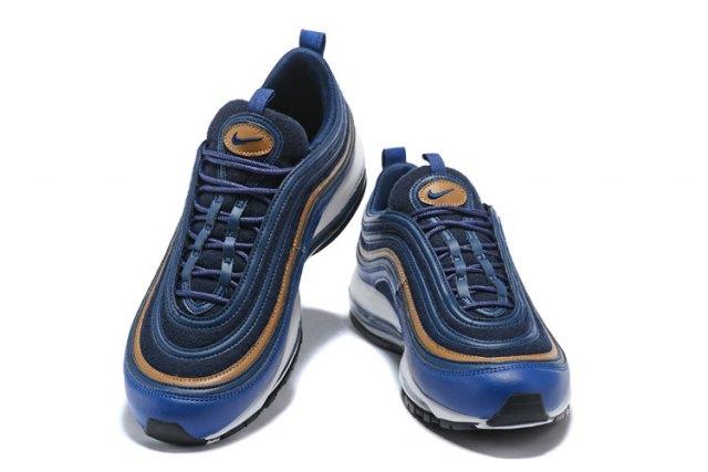 N A M 97 Premium Thunder Blue Dark Obsidian Men's Running Shoe - Obeezi