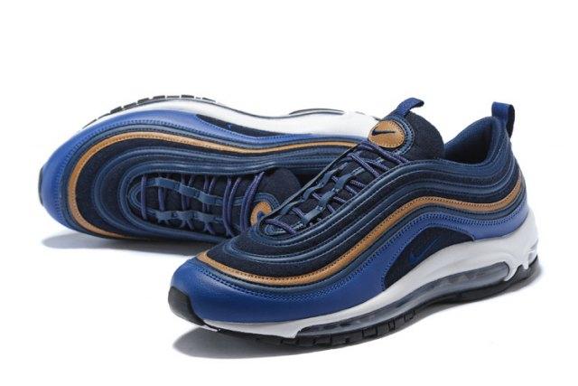 N A M 97 Premium Thunder Blue Dark Obsidian Men's Running Shoe - Obeezi