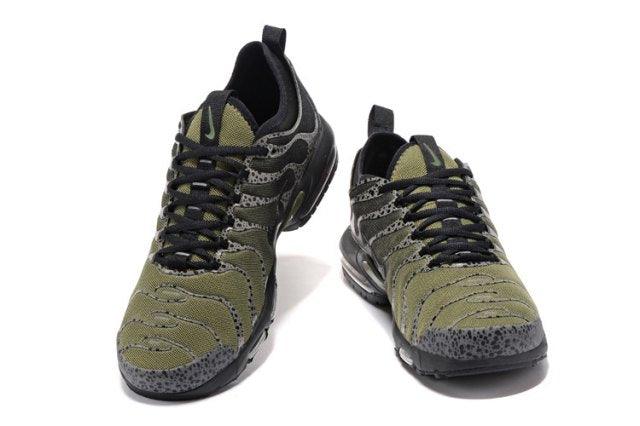 N A M Plus TN Ultra Olive Green Black Men's Running Shoes - Obeezi