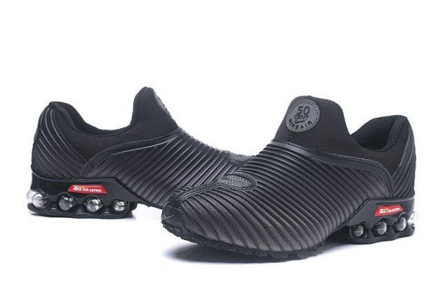 N A M Plus v 50 Cent Shox Anthracite Grey Black Shox Nz Mens Athletic Running Trainers - Obeezi