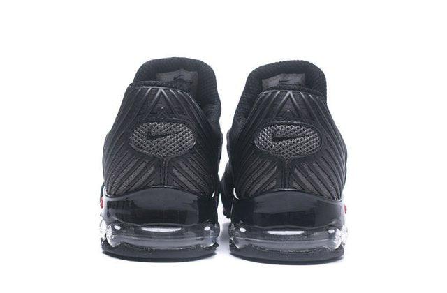 N A M Plus v 50 Cent Shox Anthracite Grey Black Shox Nz Mens Athletic Running Trainers - Obeezi