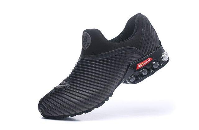 N A M Plus v 50 Cent Shox Anthracite Grey Black Shox Nz Mens Athletic Running Trainers - Obeezi