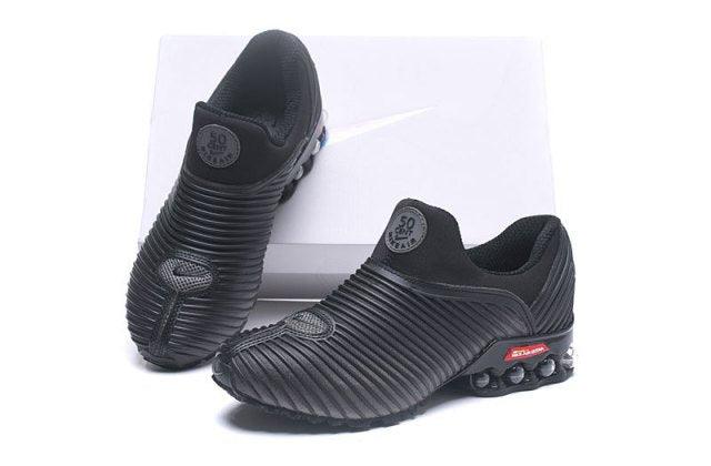 N A M Plus v 50 Cent Shox Anthracite Grey Black Shox Nz Mens Athletic Running Trainers - Obeezi
