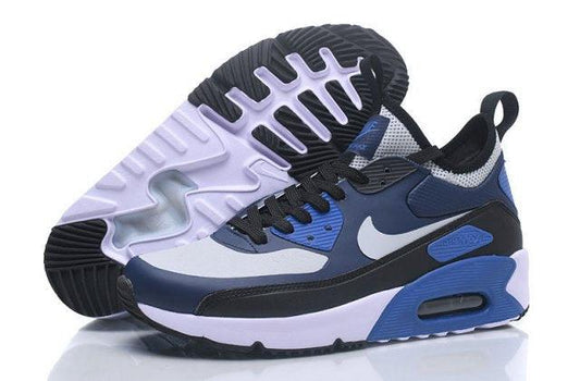 N A Max 90 Mid NS GPX White Blue Black Men's Running Sneakers - Obeezi