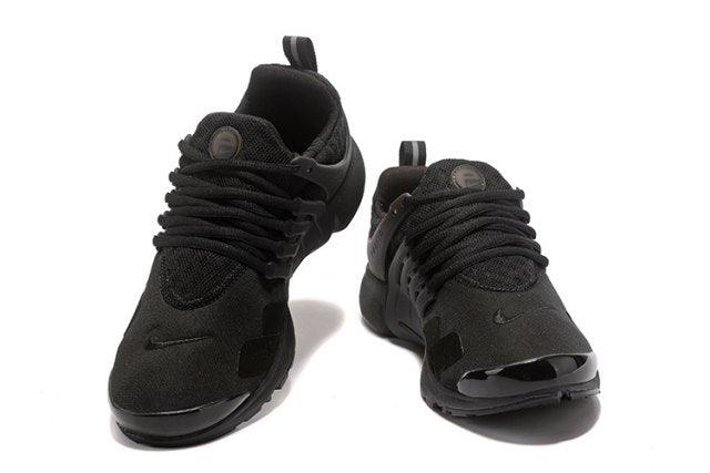N A P Low Triple Black Men's Running Shoes Sneakers - Obeezi