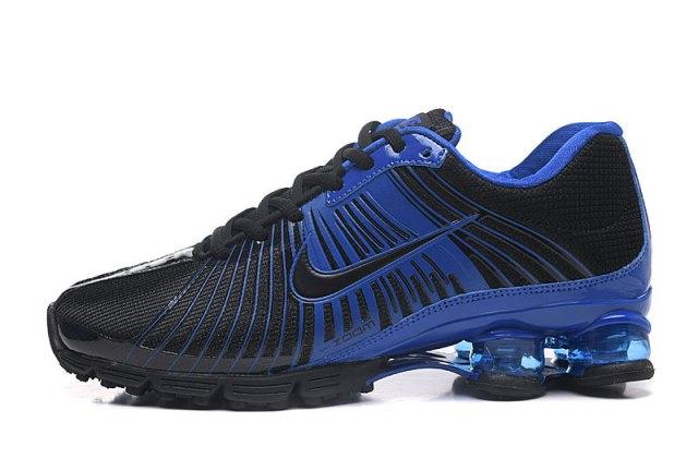 N A Shox Fabrique 2018 Black Royal Blue Running Sneakers - Obeezi