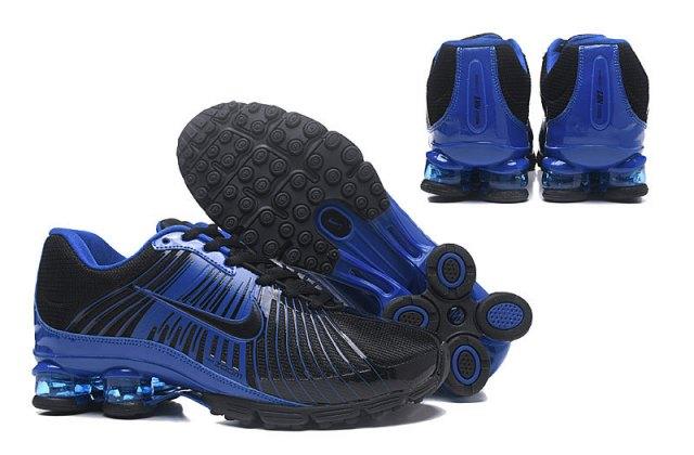N A Shox Fabrique 2018 Black Royal Blue Running Sneakers - Obeezi