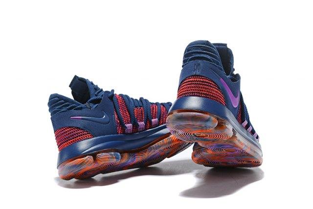 N KD 10 All-Star Santa Monica Ocean Fog Fuchsia Blast Hyper Crimson Men's Basketball Kevin Durant Sneakers - Obeezi