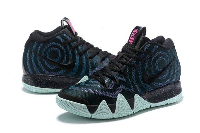 N Kyrie 4 Black Laser Fuchsia Men's Basketball Sneakers - Obeezi