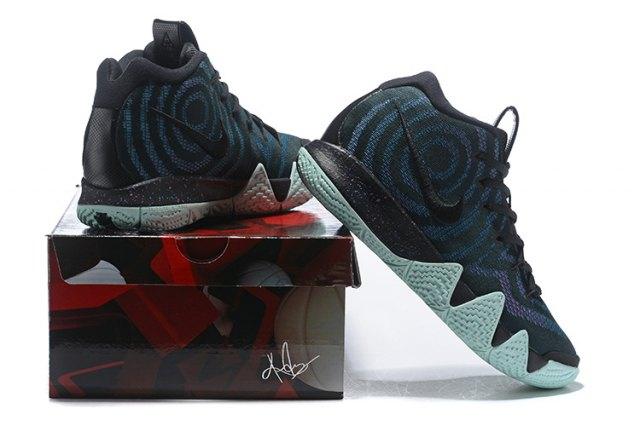 N Kyrie 4 Black Laser Fuchsia Men's Basketball Sneakers - Obeezi