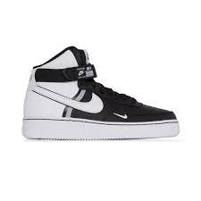 NAF 1 Mid Black and White Hightops Sneakers - Obeezi