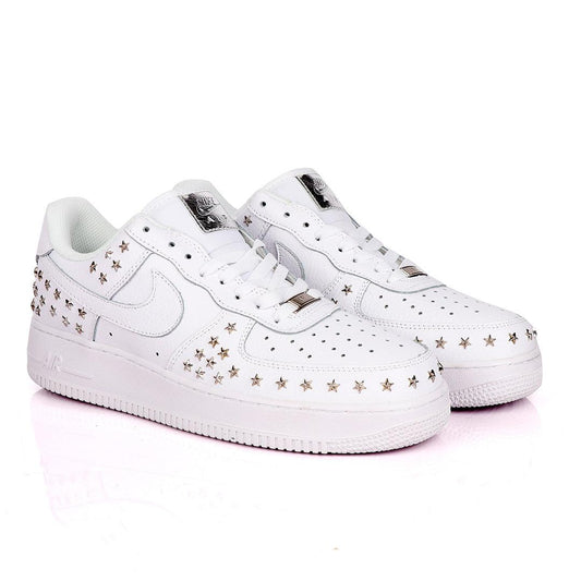 NAF Low Stars Men's White Sneaker - Obeezi