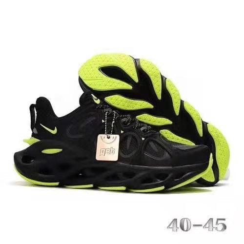 NAM 2019 Men Running Black and Lemon Sneakers - Obeezi