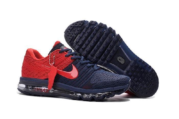 Navy Blue Red Nk Max 2017 Sneaker - Obeezi