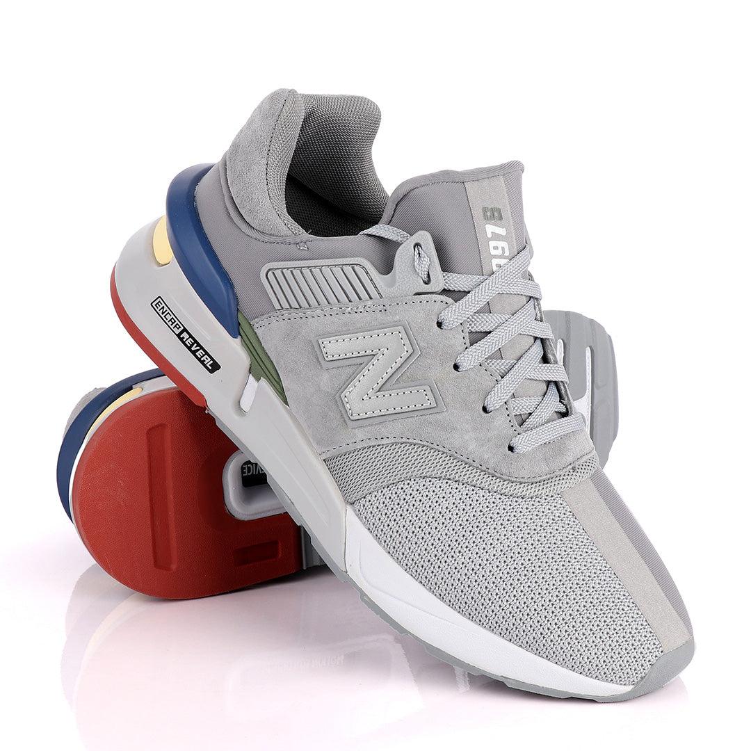 NB Encap Reveal Grey Men Running Sneakers - Obeezi