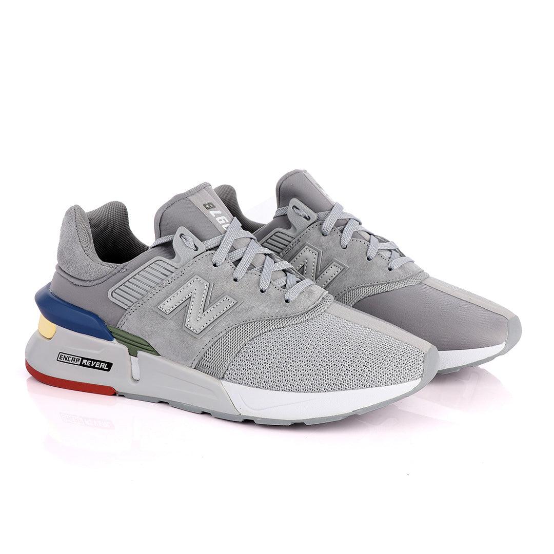 NB Encap Reveal Grey Men Running Sneakers - Obeezi