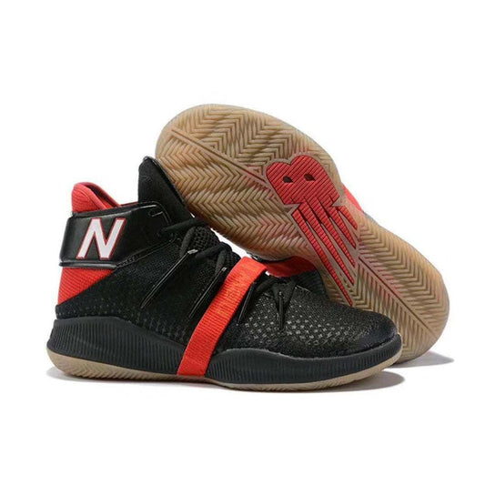 NB Omn1 Playoffs Nba Men Basketball Black and Red Sneakers - Obeezi