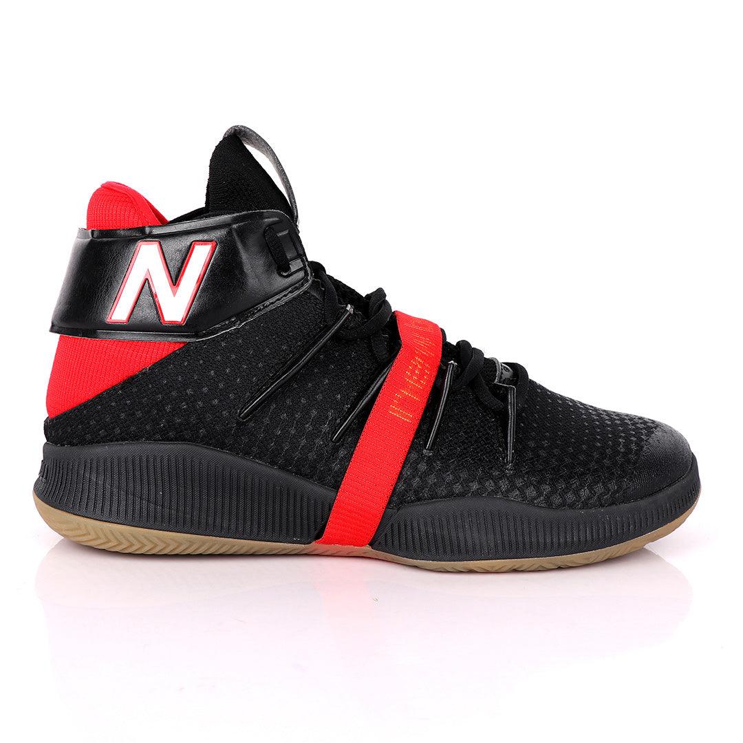 NB Omn1 Playoffs Nba Men Basketball Black and Red Sneakers - Obeezi