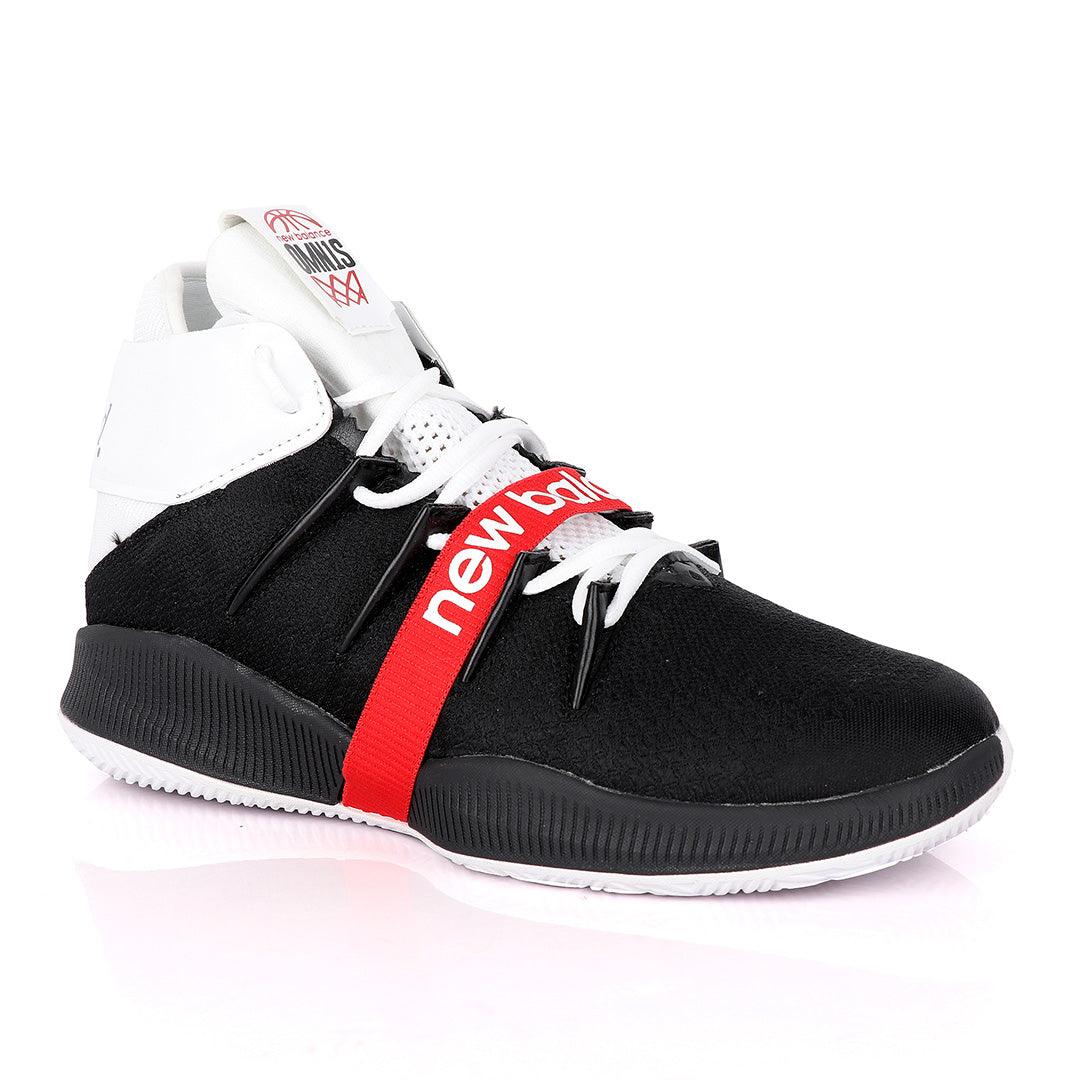 NB Omn1 Playoffs Nba Men Basketball Black and White Sneakers - Obeezi